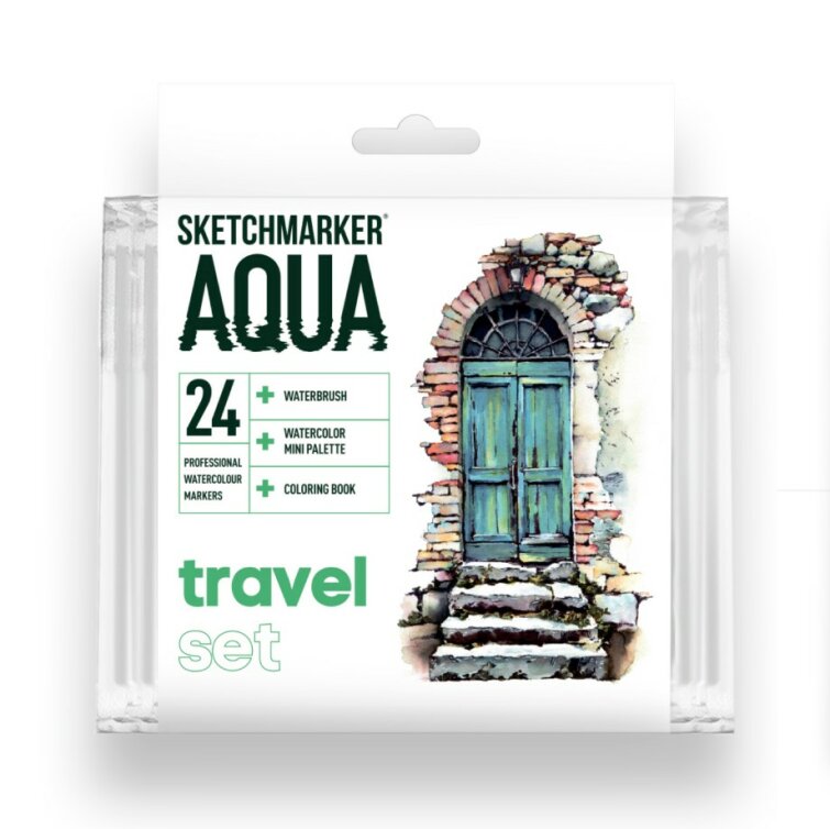    SKETCHMARKER Aqua 24 Travel Set − «»