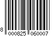 8000825060007