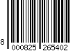 8000825265402