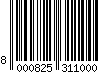 8000825311000