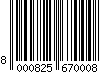 8000825670008