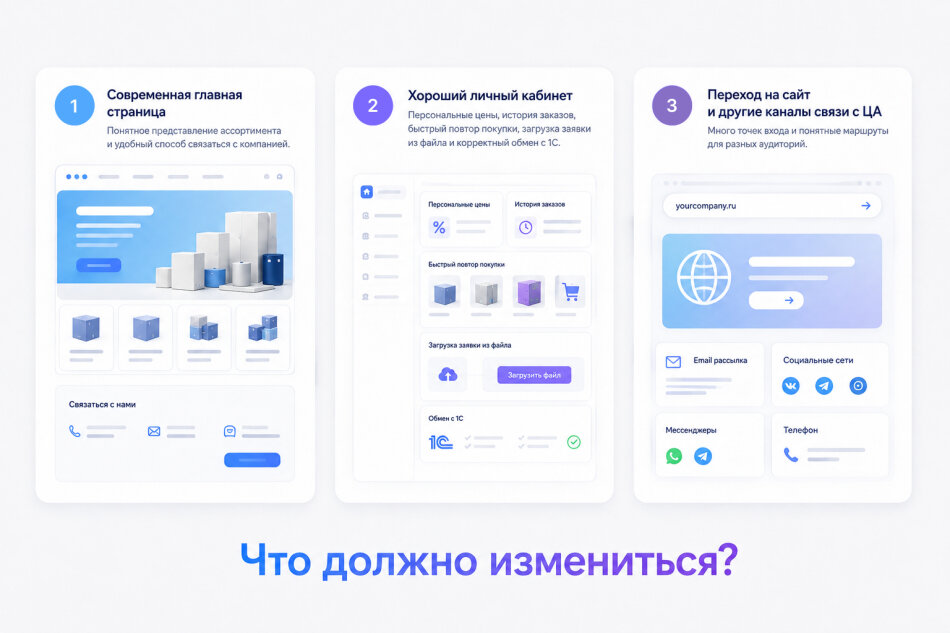 Поэтапное развитие сайта