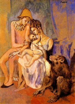 Семья акробата с обезьяной, 1905 Семья акробата с обезьяной, 1905