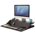 !       Fellowes Lotus Sit-Stand Workstation