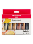 Набор акриловых красок Amsterdam Standard Metallic