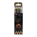 Sakura Pigma Micron Black & Gold Edition Set 3
