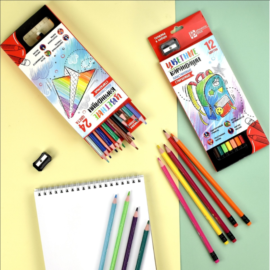 Новинка! Стираемые карандаши от Феникс+