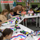 Мастер-класс в Бугуруслане: магазин «Юлдаш» и «Самсон» дарят детям творчество
