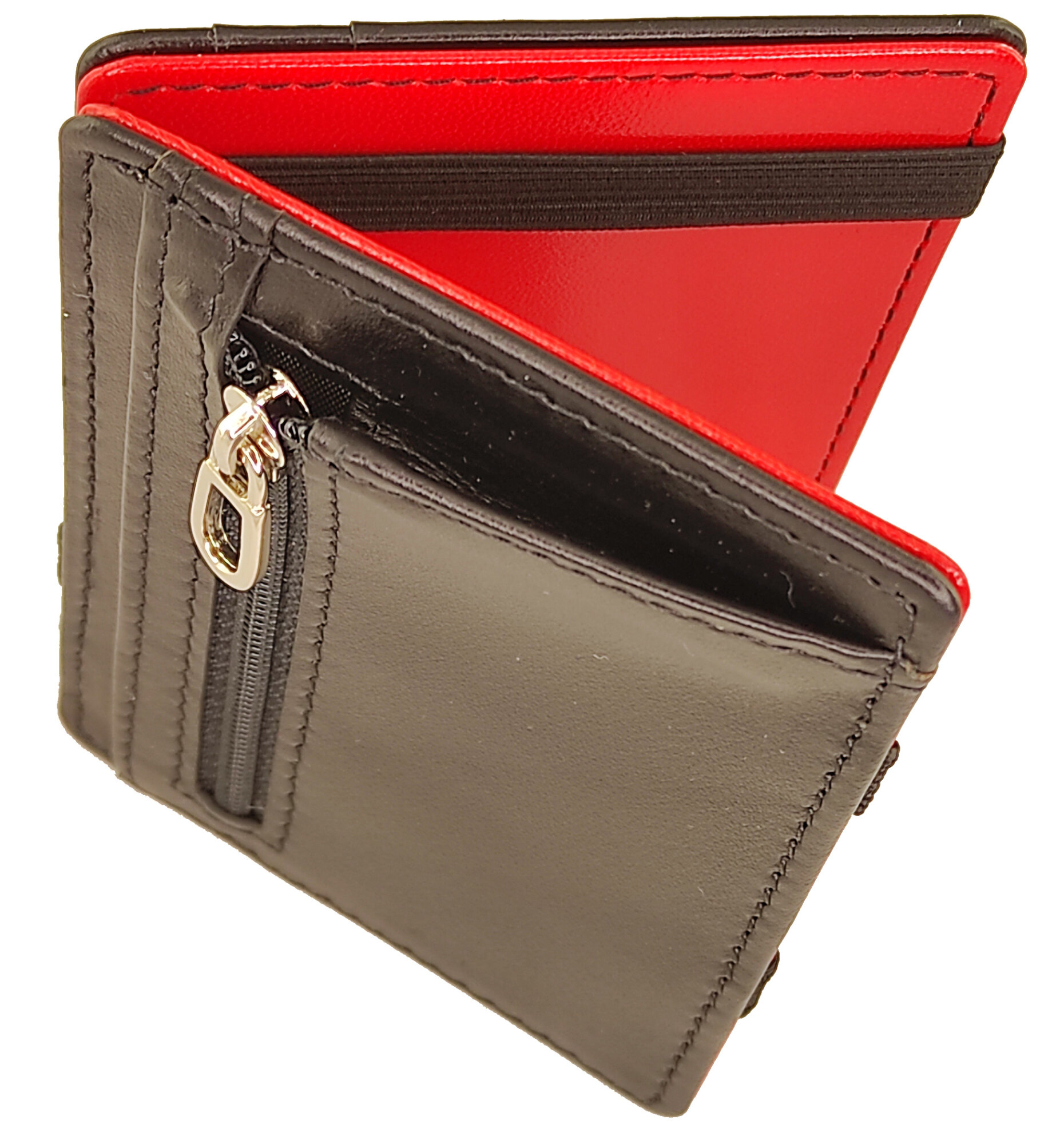 Кожаный компактный кошелек «Фолд Фото» Fold Photo с металлической фотокартой