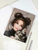 Дневник школьный арт. 70990 БРЮНЕТКА С КОШЕЧКОЙ / твёрдый переплёт 7БЦ, А5+, 48 л., выборочный УФ-лак, матовая ламинация, печать в одну краску, универсальная шпаргалка/ Дневник школьный арт. 70990 БРЮНЕТКА С КОШЕЧКОЙ / твёрдый переплёт 7БЦ, А5+, 48 л., выборочный УФ-лак, матовая ламинация, печать в одну краску, универсальная шпаргалка/