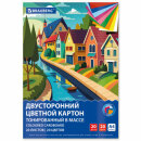 Картон цветной BRAUBERG, 20 листов, 20 цветов Картон цветной BRAUBERG, 20 листов, 20 цветов