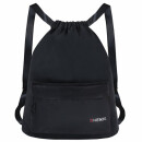 Рюкзак-мешок спортивный HEIKKI CASUAL ″Total black″ Рюкзак-мешок спортивный HEIKKI CASUAL ″Total black″