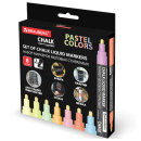 Маркеры меловые BRAUBERG ″CHALK″, 8 штук, пастель Маркеры меловые BRAUBERG ″CHALK″, 8 штук, пастель