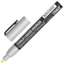 Маркер меловой BRAUBERG ″CHALK″, серебристый Маркер меловой BRAUBERG ″CHALK″, серебристый