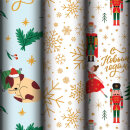 Бумага упаковочная новогодняя, ″Winter Dreams″ ЗОЛОТАЯ СКАЗКА Бумага упаковочная новогодняя, ″Winter Dreams″ ЗОЛОТАЯ СКАЗКА