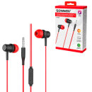 Наушники проводные с микрофоном SONNEN EP-H47RB Наушники проводные с микрофоном SONNEN EP-H47RB