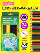 Карандаши цветные ПандаРог ″Дракоша″! Карандаши цветные ПандаРог ″Дракоша″!