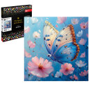 Алмазная мозаика с частичной выкладкой (набор для творчества), ПАСТЕЛЬНАЯ БАБОЧКА, 30*30 см, форма страз: круглая, 11 цветов страз, картонная коробка Алмазная мозаика с частичной выкладкой (набор для творчества), ПАСТЕЛЬНАЯ БАБОЧКА, 30*30 см, форма страз: круглая, 11 цветов страз, картонная коробка