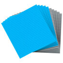 Салфетки губчатые для уборки LAIMA, серо-голубые Салфетки губчатые для уборки LAIMA, серо-голубые