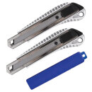 Нож канцелярский BRAUBERG Metallic, 10 лезвийнож Нож канцелярский BRAUBERG Metallic, 10 лезвийнож