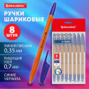 Ручки шариковые BRAUBERG ″X-333 ORANGE″, 8 штук Ручки шариковые BRAUBERG ″X-333 ORANGE″, 8 штук