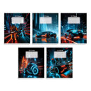 Тетрадь школьная ученическая, А5+, 24 л, вн.блок - линия, выборочный УФ-лак, мягкий переплёт (2 скобы) Тетрадь школьная ученическая, А5+, 24 л, вн.блок - линия, выборочный УФ-лак, мягкий переплёт (2 скобы)