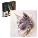 Набор для творчества Картина по номерам с поталью, Феникс+, ЗОЛОТАЯ КОШКА, 30x30 см, 14 цвета (-ов), с акриловыми красками и кистями, поталь: золотая, картонная коробка Набор для творчества Картина по номерам с поталью, Феникс+, ЗОЛОТАЯ КОШКА, 30x30 см, 14 цвета (-ов), с акриловыми красками и кистями, поталь: золотая, картонная коробка