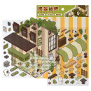 Наклейки-румбокс д/создания миниатюрных сцен: наклейки (2 л.), поле для наклеивания (1 л.) в наборе, размер листа 130х180 мм, кол-во наклеек 60+, полноцветная печать Наклейки-румбокс д/создания миниатюрных сцен: наклейки (2 л.), поле для наклеивания (1 л.) в наборе, размер листа 130х180 мм, кол-во наклеек 60+, полноцветная печать