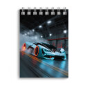 Блокнот, формат А7, 40 листов, гребень по короткой стороне, УФ-лак сплошной, клетка Блокнот, формат А7, 40 листов, гребень по короткой стороне, УФ-лак сплошной, клетка