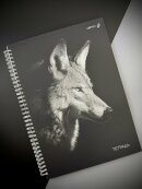 Тетрадь на гребне «Волк» с твёрдой обложкой от бренда «Светоч»! Тетрадь на гребне «Волк» с твёрдой обложкой от бренда «Светоч»!