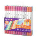 Маркеры акварельные для скетчинга двусторонние 36 цветов, BRAUBERG ART Маркеры акварельные для скетчинга двусторонние 36 цветов, BRAUBERG ART