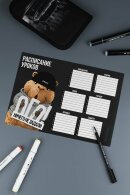 Расписание уроков А4, мелованный картон 235 г/м², полноцветная печать, выборочный УФ-лак Расписание уроков А4, мелованный картон 235 г/м², полноцветная печать, выборочный УФ-лак