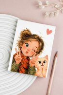 Блокнот, формат А6, 40 листов, мягкий переплёт (1 скоба), глянцевая ламинация, клетка Блокнот, формат А6, 40 листов, мягкий переплёт (1 скоба), глянцевая ламинация, клетка