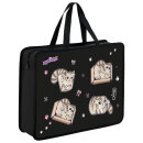 Папка на молнии с ручками ЮНЛАНДИЯ ″Box cats″ Папка на молнии с ручками ЮНЛАНДИЯ ″Box cats″