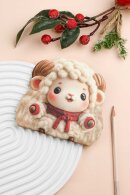 Блокнот 32 л, мягкий переплёт (2 скобы), белый офсет, фигурная вырубка
