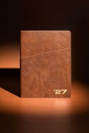 Ежедневник датированный 2027 ESCALADA, формат А5+, 176 л., запаянный край, интегральный переплёт, искусственная кожа ″Шеврет″, тиснение фольгой