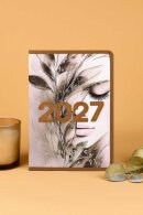 Ежедневник датированный 2027 ESCALADA, формат А5, 176 л., твёрдый переплёт, искусственная кожа ″Наппа микро″, аппликация из искусственной кожи, печать полноцветная