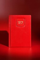 Ежедневник датированный 2027 ESCALADA, формат А5, 176 л., твёрдый переплёт с поролоном, искусственная кожа ″Лайка″, аппликация из искусственной кожи интегрированная, тиснение фольгой