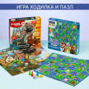 Игра настольная 2в1: сначала собираем, потом играем!