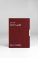 Еженедельник датированный 2027 ESCALADA, формат А6+, 80 л., мягкий переплёт, запаянный край, искусственная кожа ″Шеврет глосс″, тиснение фольгой, металлический шильд по краю обложки Еженедельник датированный 2027 ESCALADA, формат А6+, 80 л., мягкий переплёт, запаянный край, искусственная кожа ″Шеврет глосс″, тиснение фольгой, металлический шильд по краю обложки