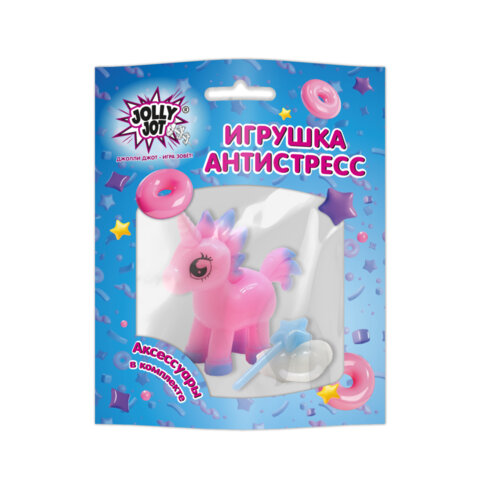Фигурка антистресс ″Единорог с аксессуарами″, JOLLY JOT Фигурка антистресс ″Единорог с аксессуарами″, JOLLY JOT