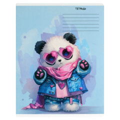 Тетрадь школьная ученическая, А5+, 18 л, вн.блок - клетка, выборочный УФ-лак, мягкий переплёт (2 скобы) Тетрадь школьная ученическая, А5+, 18 л, вн.блок - клетка, выборочный УФ-лак, мягкий переплёт (2 скобы)