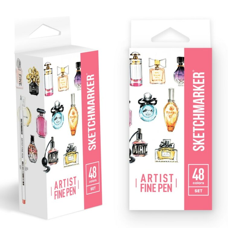 ����� SKETCHMARKER Artist Fine Pen 48 Basic Set