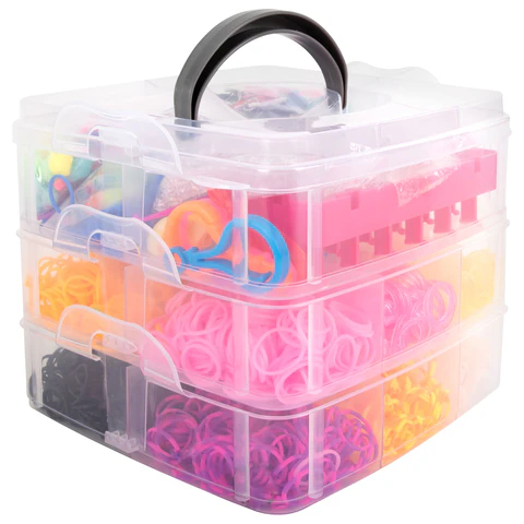 Набор резинок для плетения украшений 3 000 шт, BAMBOX Набор резинок для плетения украшений 3 000 шт, BAMBOX