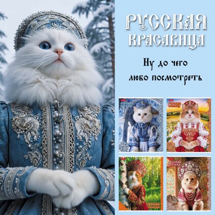 Тетради «Русская красавица» от Hatber: тетради с вау-эффектом! Тетради «Русская красавица» от Hatber: тетради с вау-эффектом!