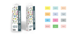 Набор линеров SKETCHMARKER Artist Fine Pen 12 Light Colors Set – Светлые оттенки Набор линеров SKETCHMARKER Artist Fine Pen 12 Light Colors Set – Светлые оттенки