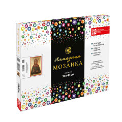 Алмазная мозаика (набор для творчества), МАТРОНА МОСКОВСКАЯ, 30*40 см, 23 цветов страз, картонная коробка Алмазная мозаика (набор для творчества), МАТРОНА МОСКОВСКАЯ, 30*40 см, 23 цветов страз, картонная коробка
