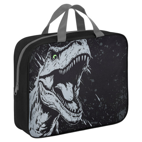 Папка на молнии с ручками BRAUBERG ″Scary dino″ Папка на молнии с ручками BRAUBERG ″Scary dino″