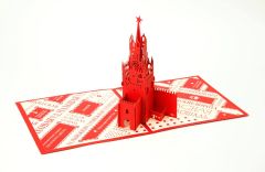 Объемные подарочные 3D открытки Москва и Россия