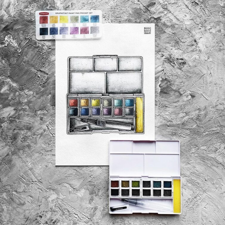 ����� ��������������� ������ Derwent Graphitint �� ������������ ����� ���